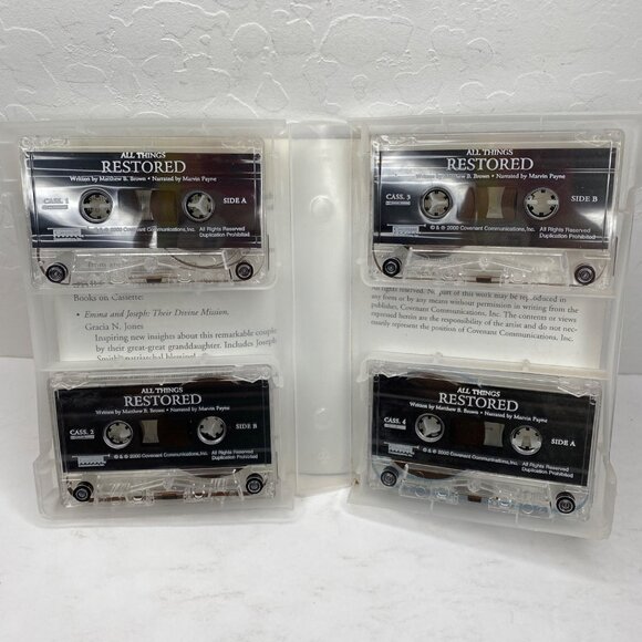 All Things Restored Confirming Authenticity LDS Beliefs Matthew B Brown Cassette - Picture 2 of 10